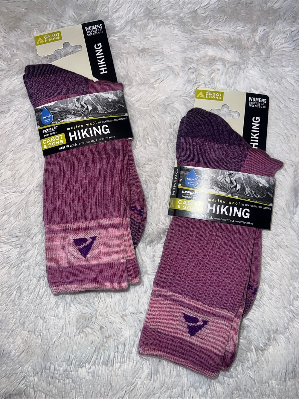 MERINO HIKING SOCKS by CABOT & SONS